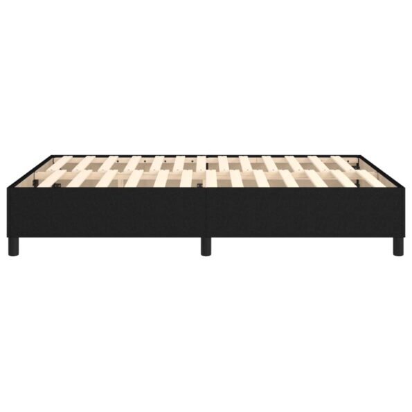 vidaXL Rám na boxspring posteľ čierny 140x200 cm látka – Obrázok 6