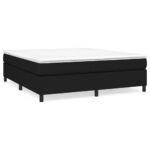 vidaXL Rám na boxspring posteľ čierny látka 180x200 cm – Obrázok 2