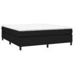 vidaXL Rám na boxspring posteľ čierny látka 180x200 cm – Obrázok 3