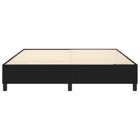 vidaXL Rám na boxspring posteľ čierny látka 180x200 cm – Obrázok 5