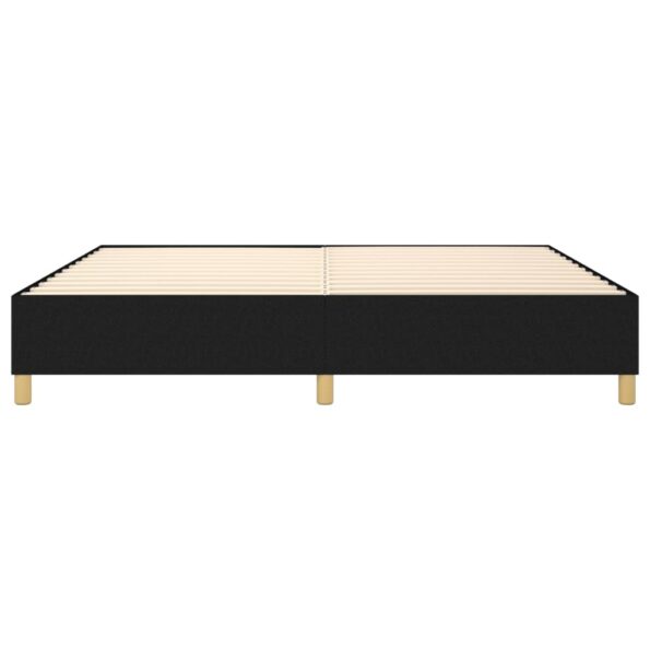 vidaXL Rám na boxspring posteľ čierny látka 140x190 cm – Obrázok 5