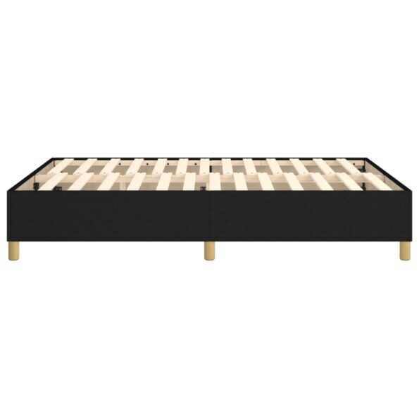 vidaXL Rám na boxspring posteľ čierny látka 140x190 cm – Obrázok 6