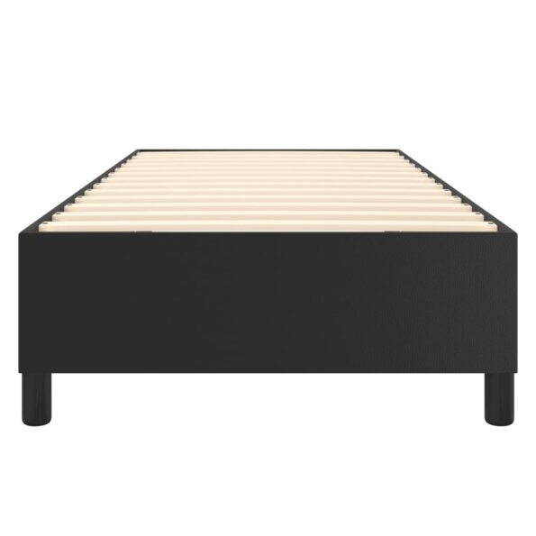 vidaXL Posteľný rám s boxspringom čierny 90x200 cm umelá koža – Obrázok 5