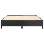 vidaXL Rám na boxspring posteľ, čierny 160x200 cm, umelá koža – Obrázok 5