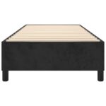 vidaXL Rám na boxspring posteľ čierny 90x200 cm zamat – Obrázok 5