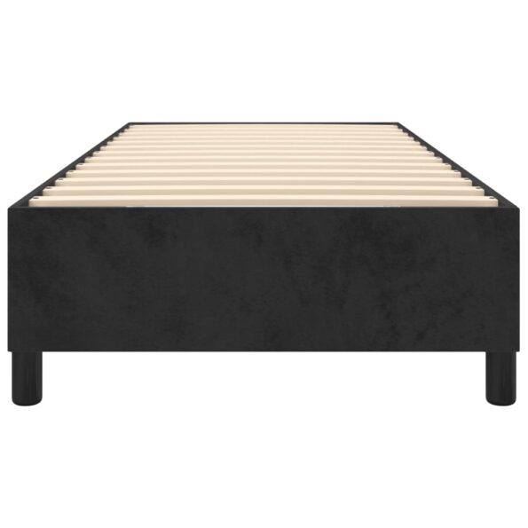 vidaXL Rám na boxspring posteľ čierny 90x200 cm zamat – Obrázok 5