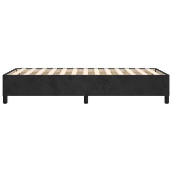 vidaXL Rám na boxspring posteľ čierny 90x200 cm zamat – Obrázok 6