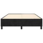 vidaXL Posteľný rám s boxspringom čierny 140x200 cm zamat – Obrázok 5