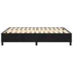 vidaXL Posteľný rám s boxspringom čierny 140x200 cm zamat – Obrázok 6