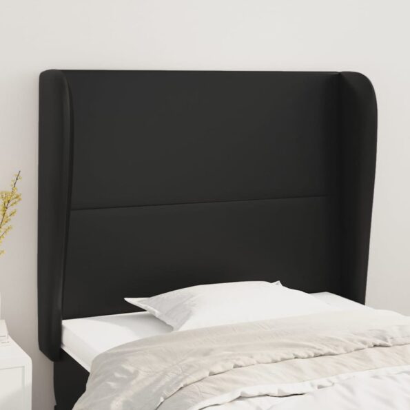 VXL8720287256243_m_en_hd_1.jpg vidaXL Čelo postele so záhybmi čierne 103x23x118/128 cm umelá koža – Obrázok 1