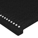 vidaXL Čelo postele s LED čierne 100x5x78/88 cm látka – Obrázok 5