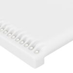 VidaXL Čelo postele biele 100x5x78/88 cm umelá koža – Obrázok 5