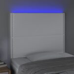 VidaXL Čelo postele biele 100x5x118/128 cm umelá koža – Obrázok 3