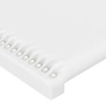 VidaXL Čelo postele biele 100x5x118/128 cm umelá koža – Obrázok 5