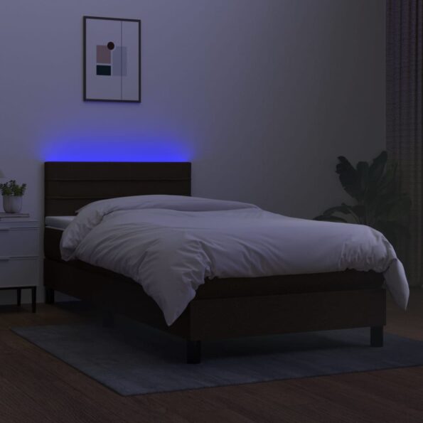 VXL8720287367390_g_en_hd_2.jpg vidaXL Posteľ boxsping s matracom a LED čierna 100x200 cm látka – Obrázok 4