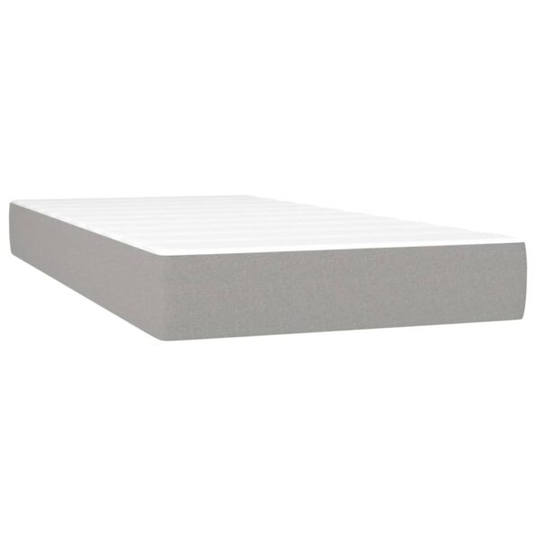 VXL8720287369691_g_en_hd_4.jpg vidaXL Posteľ boxsping s matracom a LED bledosivá 90x200 cm látka – Obrázok 6
