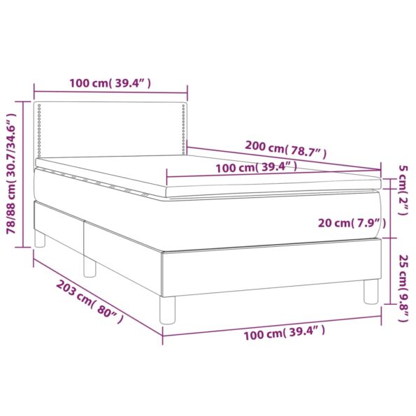 VXL8720287371397_g_en_hd_6.jpg vidaXL Posteľ boxsping s matracom a LED čierna 100x200 cm látka – Obrázok 8