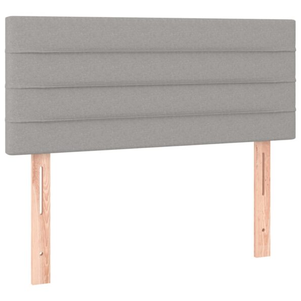 VXL8720287372974_g_en_hd_5.jpg vidaXL Posteľ boxsping s matracom a LED bledosivá 100x200 cm látka – Obrázok 7