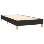vidaXL Posteľ boxsping s matracom a LED čierna 100x200 cm látka – Obrázok 5
