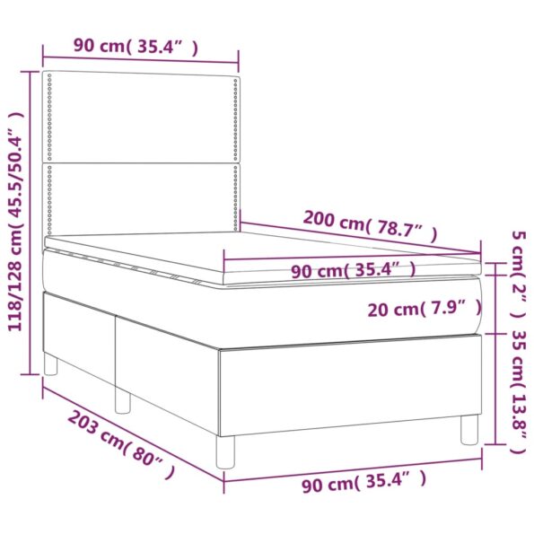 VXL8720287388517_g_en_hd_6.jpg vidaXL Posteľ boxsping s matracom a LED čierna 90x200 cm látka – Obrázok 8