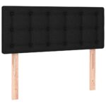 vidaXL Boxspring posteľ s matracom čierna 100x200 cm látka – Obrázok 6