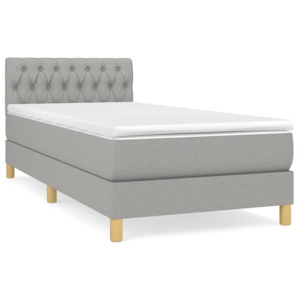 VXL8720287454977_a_en_hd_1.jpg vidaXL Boxspring posteľ s matracom bledosivý 100x200 cm látka – Obrázok 2