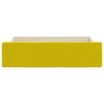 vidaXL Posteľné zásuvky 2 ks žlté kompozitné drevo a zamat – Obrázok 4