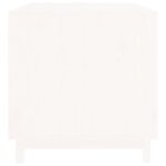 vidaXL Psia búda biela 100x70x72 cm borovicový masív – Obrázok 6