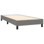 vidaXL Boxspring posteľ s matracom tmavosivá 100x200 cm látka – Obrázok 4