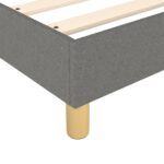vidaXL Boxspring posteľ s matracom tmavosivá 100x200 cm látka – Obrázok 7