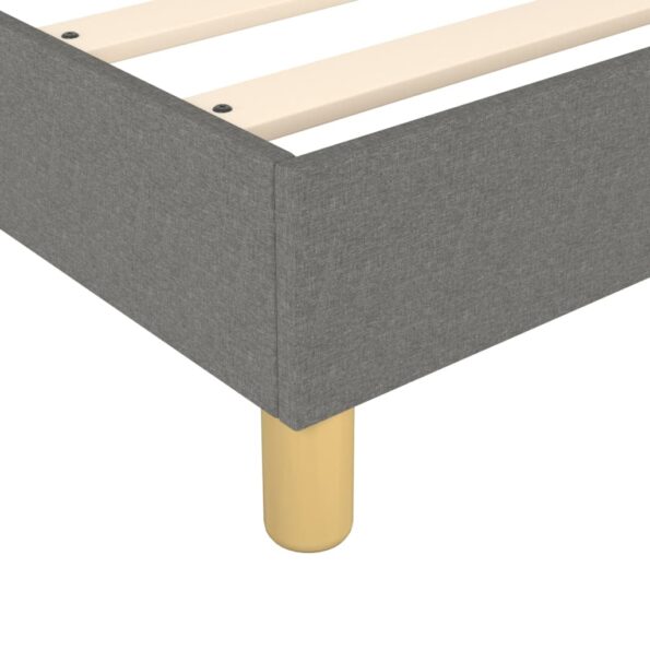 vidaXL Boxspring posteľ s matracom tmavosivá 100x200 cm látka – Obrázok 7