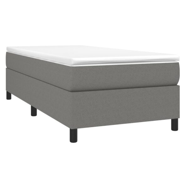 VXL8720845548995_g_en_hd_1.jpg vidaXL Boxspring posteľ s matracom tmavosivá 100x200 cm látka – Obrázok 3
