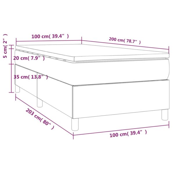 VXL8720845548995_g_en_hd_8.jpg vidaXL Boxspring posteľ s matracom tmavosivá 100x200 cm látka – Obrázok 10