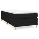 vidaXL Boxspring posteľ s matracom čierna 100x200 cm látka – Obrázok 2