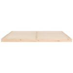 vidaXL Posteľný rám 200x200 cm masívna borovica – Obrázok 5