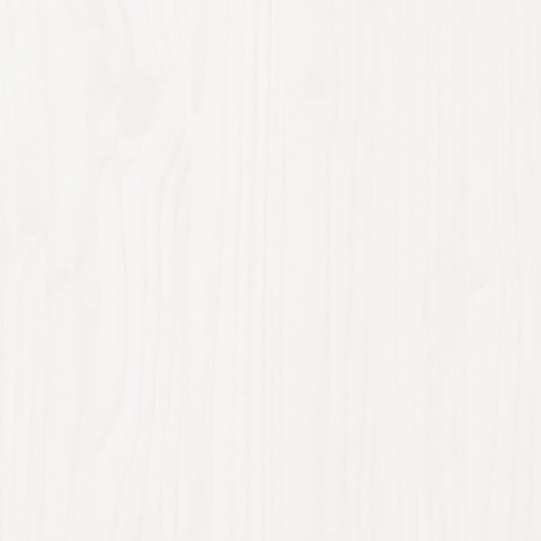 vidaXL Posteľný rám biely 200x200 cm masívna borovica – Obrázok 7