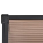 vidaXL Vchodová strieška čierna 199x90 cm polykarbonát – Obrázok 5