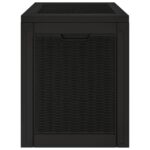 vidaXL Záhradný úložný box čierny 55,5x43x53 cm polypropylén – Obrázok 6