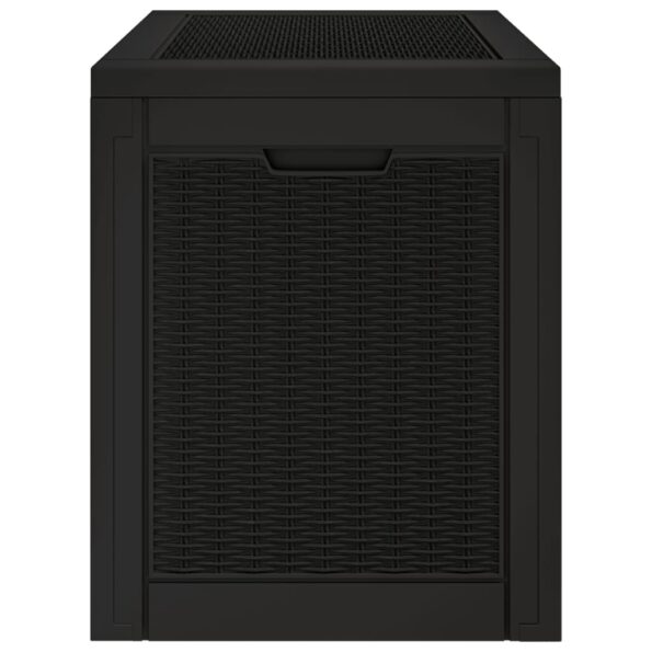 vidaXL Záhradný úložný box čierny 55,5x43x53 cm polypropylén – Obrázok 6