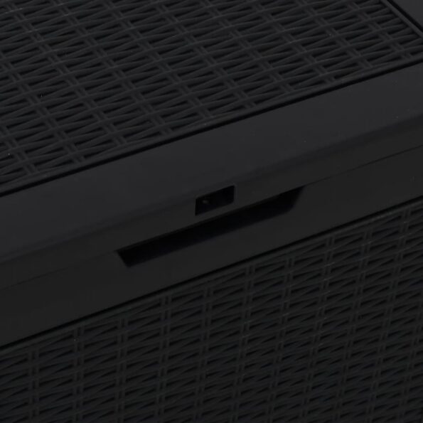 vidaXL Záhradný úložný box čierny 55,5x43x53 cm polypropylén – Obrázok 7