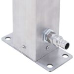 vidaXL Záhradný vodný stĺpik 40 cm nehrdzavejúca oceľ štvorcový – Obrázok 6