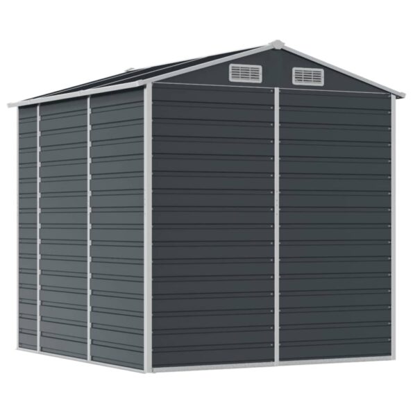VXL8720845894559_g_en_hd_5.jpg vidaXL Záhradná kôlňa antracitová 191x215x198 cm pozinkovaná oceľ – Obrázok 7