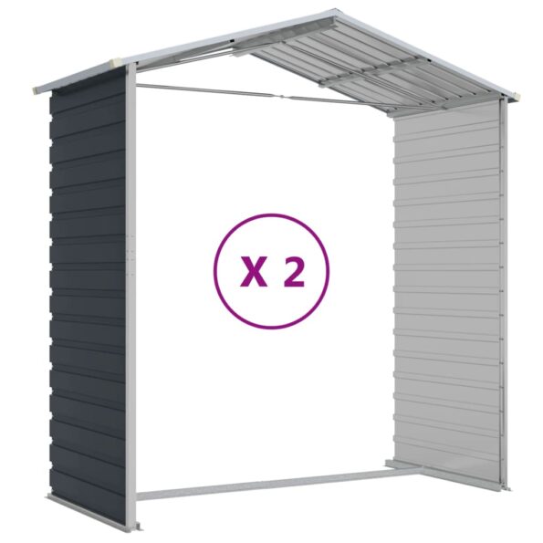 VXL8720845894559_g_en_hd_7.jpg vidaXL Záhradná kôlňa antracitová 191x215x198 cm pozinkovaná oceľ – Obrázok 9