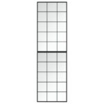 vidaXL Nástenné zrkadlá 2 ks čierne 100x60 cm kov – Obrázok 3