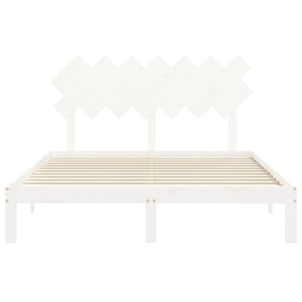 VXL8720845988975_g_en_hd_4.jpg vidaXL Posteľný rám s čelom biely 140x200 cm masívne drevo – Obrázok 6