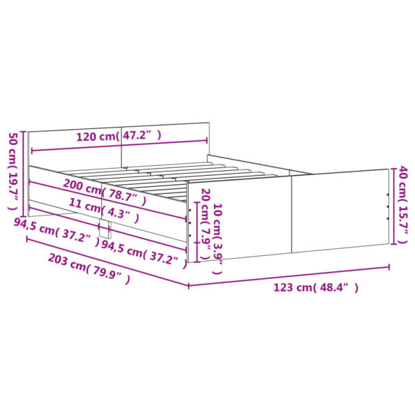 VXL8721012156975_g_en_hd_7.jpg vidaXL Posteľný rám s predným a zadným čelom, čierny 120x200 cm – Obrázok 9