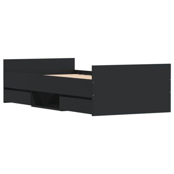 VXL8721012157675_g_en_hd_2.jpg vidaXL Posteľný rám s predným a zadným čelom, čierny 90x190 cm – Obrázok 4