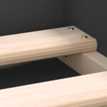 vidaXL Rám postele čierny 200x200 cm – Obrázok 9