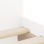 vidaXL Rám postele so zásuvkami biely 90x200 cm – Obrázok 9