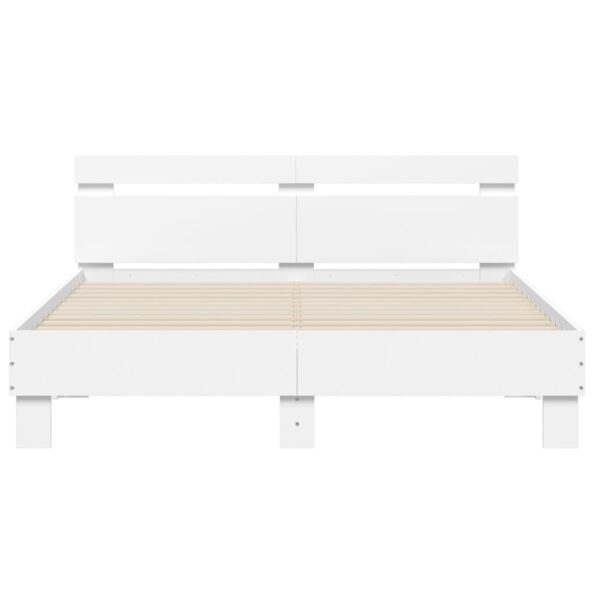 VXL8721012247567_g_en_hd_5.jpg vidaXL Posteľný rám s čelom a LED biely 150x200 cm – Obrázok 7